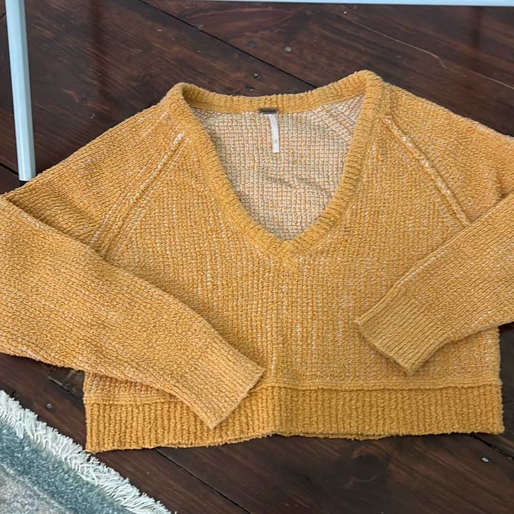 Adorable cropped sweater by Free People!